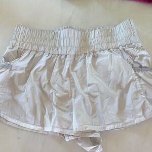 Free People Women’s White Shorts